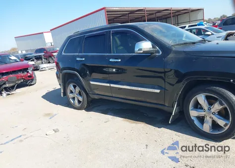 2013 Jeep Grand Cherokee Overland из США, поврежденный, VIN 1C4RJECT1DC595923